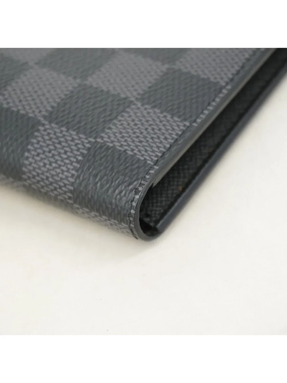 Louis Vuitton Wallet Damier Graphite Portefeuille Calf Black Gray